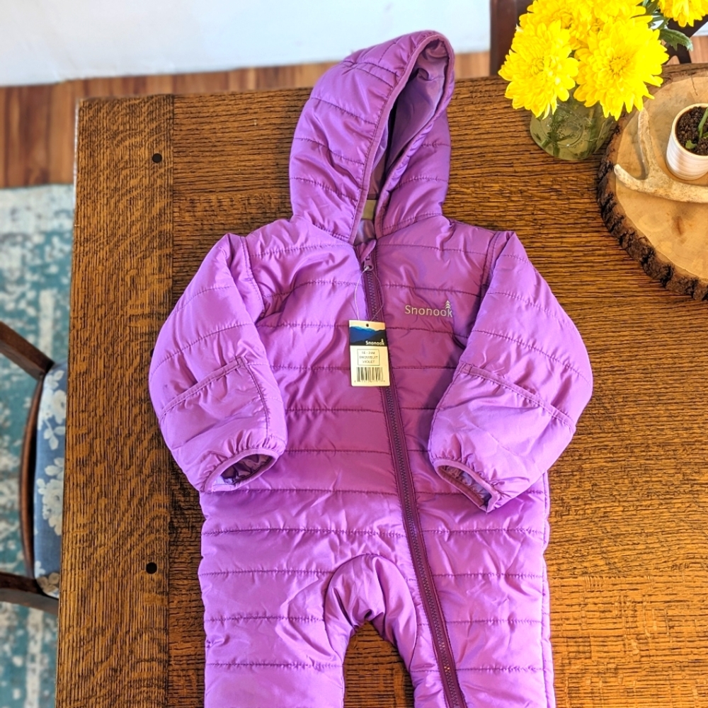 Snonook Violet 18-24 months children's snowsuit